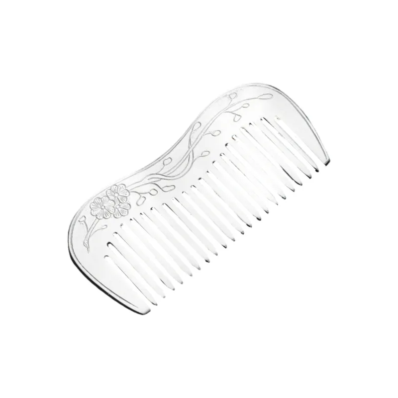 QINGFU 999 Fine Silver Comb Women's-0