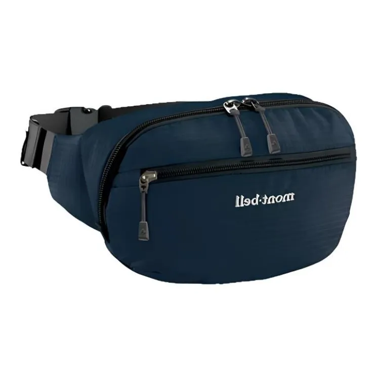 MONTBELL Nylon Fanny Pack Medium Size Unisex Marine Blue-1