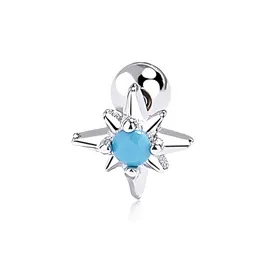 MOREL Zircon Stud Earrings Women's