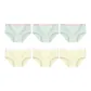 6 Pack (3 Pink Green+3 White Yellow)