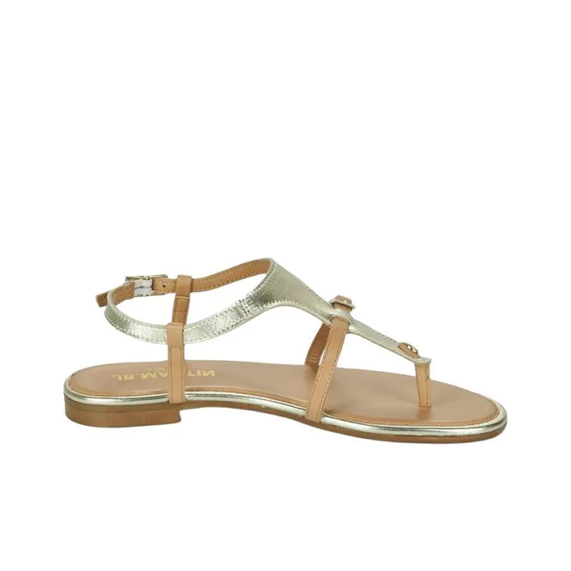 JB MARTIN AISSA Strap Sandals Women's Gold-1
