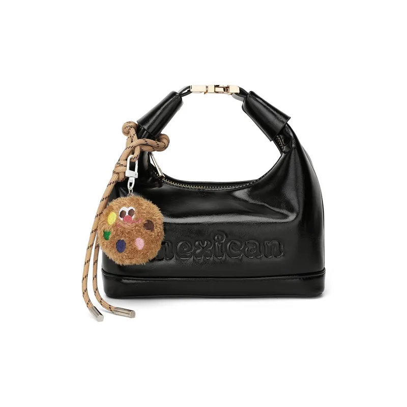 MEXICAN PU Crossbody Bag Regular Women's Angora Red/Black/Cinnamon Brown-2