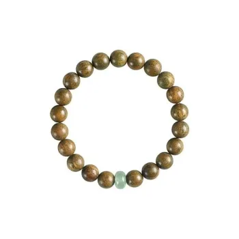 J&KINGLAY Green Sandalwood Bracelets Unisex