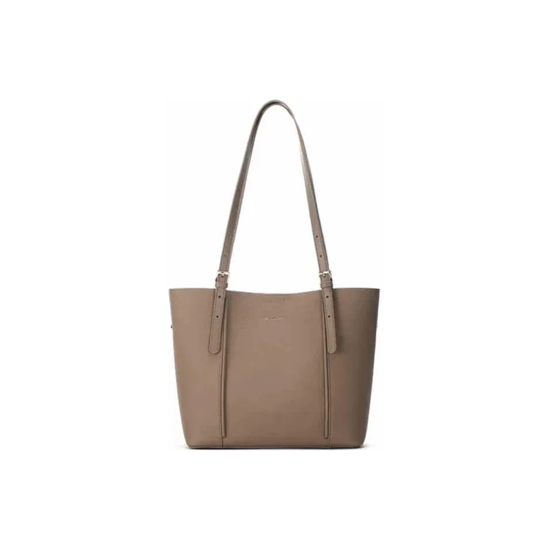 RED DRAGONFLY Top Grain Cow Leather Tote Bag, Shopping Bag, Handbag, Shoulder Bag Tubas Women's Black/Khaki/Brown-0