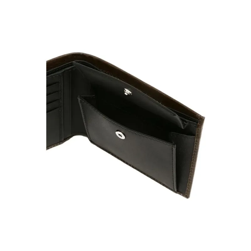 FERRAGAMO Leather Wallet Men's Brown-4