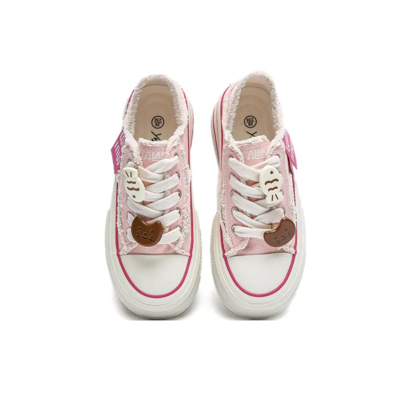 Alan Vincent Slip-Resistant Breathable Height Increasing Low-Top Canvas Shoes Women's-14
