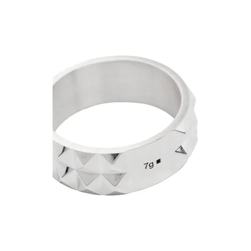 Le Gramme 7G Guilloché Pyramid Ribbon Ring-2