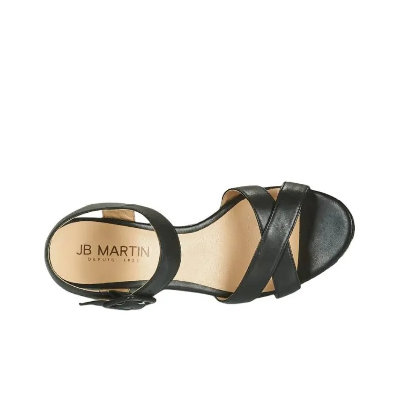 JB MARTIN QUERIDA Strap Sandals 8cm Women's Black-5