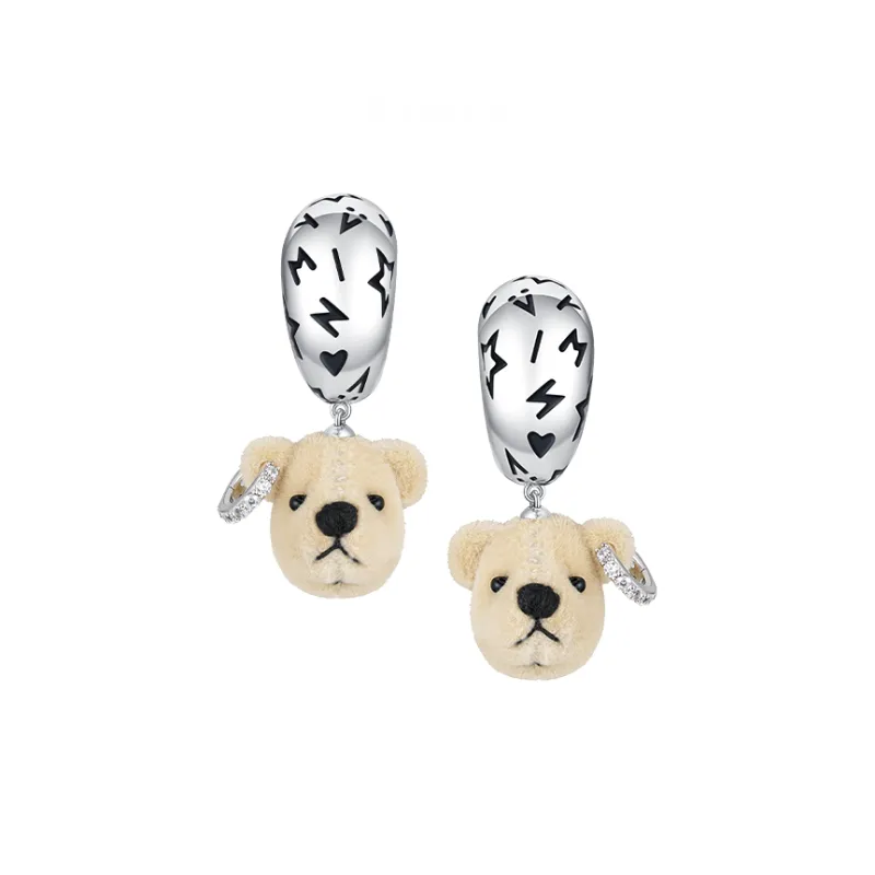 YVMIN Bear Head Earrings-2