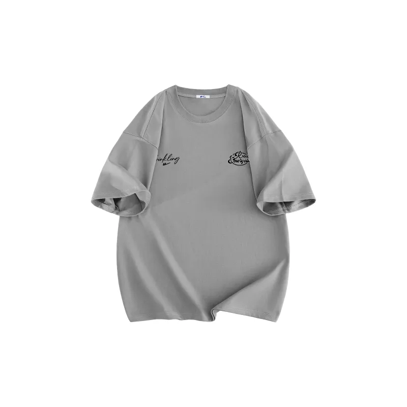 Warrior Huichao Riding The Wind Collection T-Shirt Unisex Light Gray-3