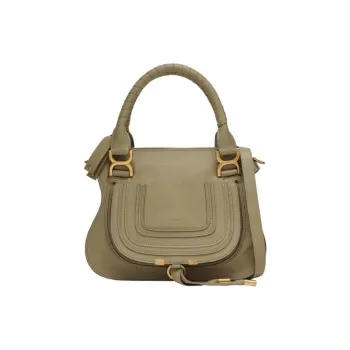 Chloe Marcie Calfskin One Shoulder Handbags Mini Women's Green