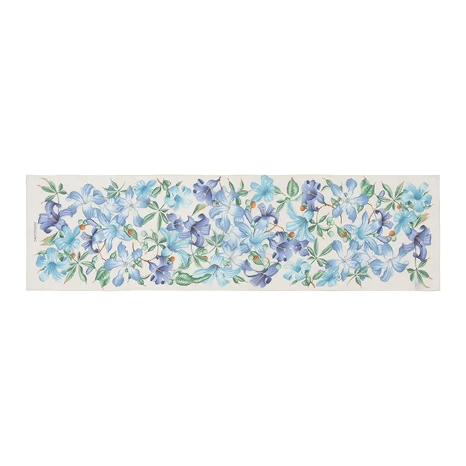 FERRAGAMO Silk Quality Silk Scarves Women's-3