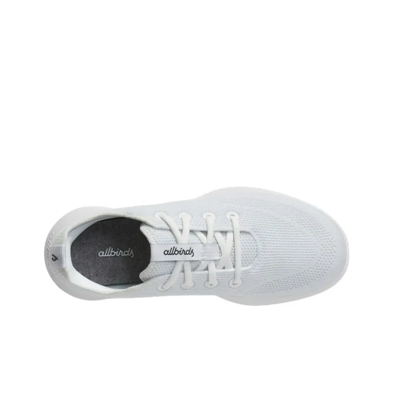 Allbirds Abrasion Resistant Slip Resistant Low Top Running Shoes Men's White-2