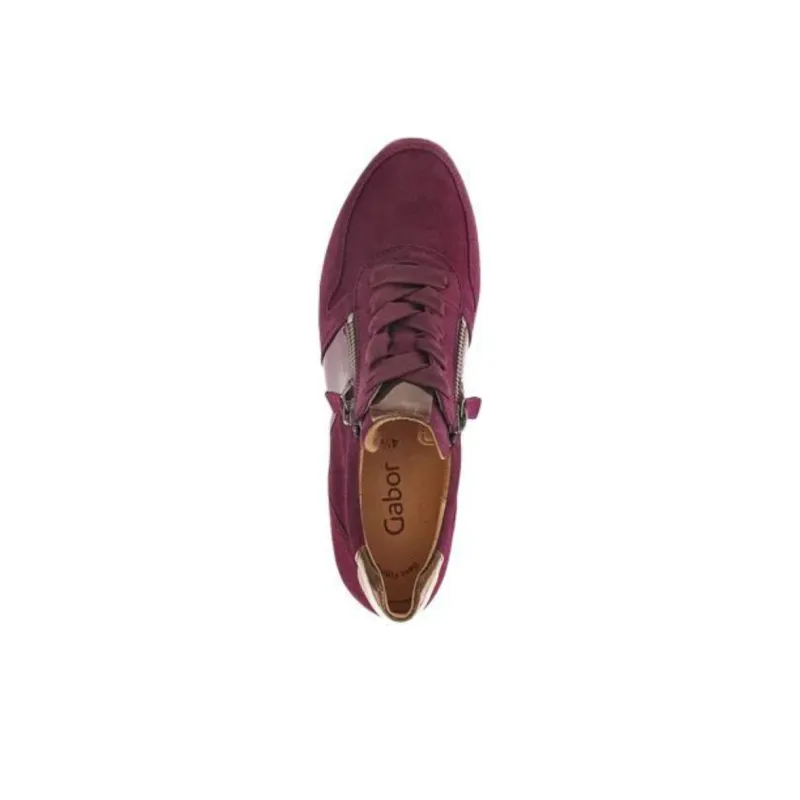 Gabor Fashion Low Top Casual Shoes Women's Purple-3