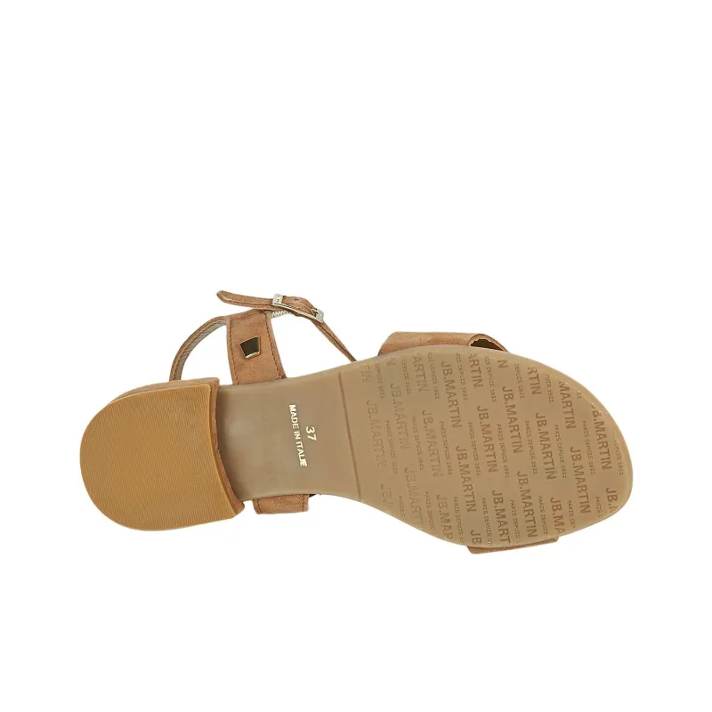 JB MARTIN Aimante Strap Sandals Women's Brown-6