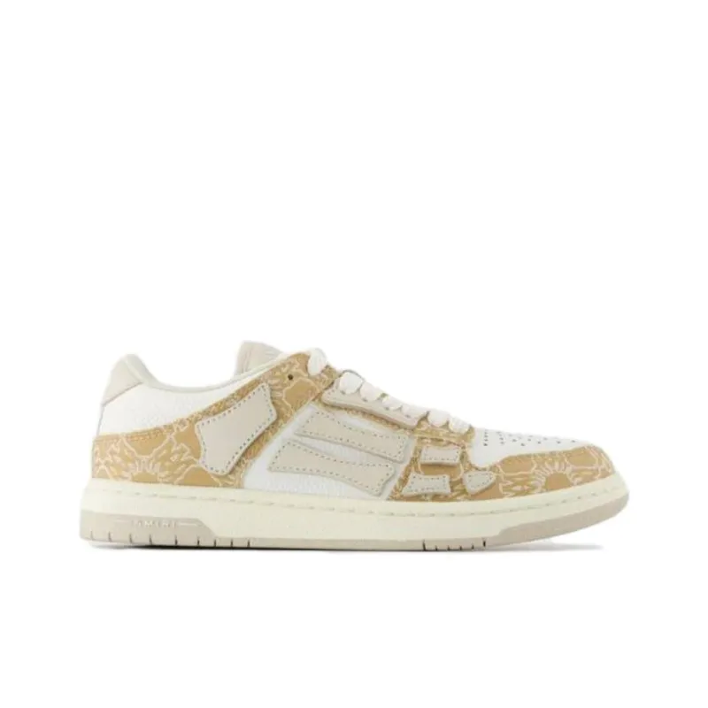 AMIRI Low Top Skateboard Shoes Women's Yellow-1