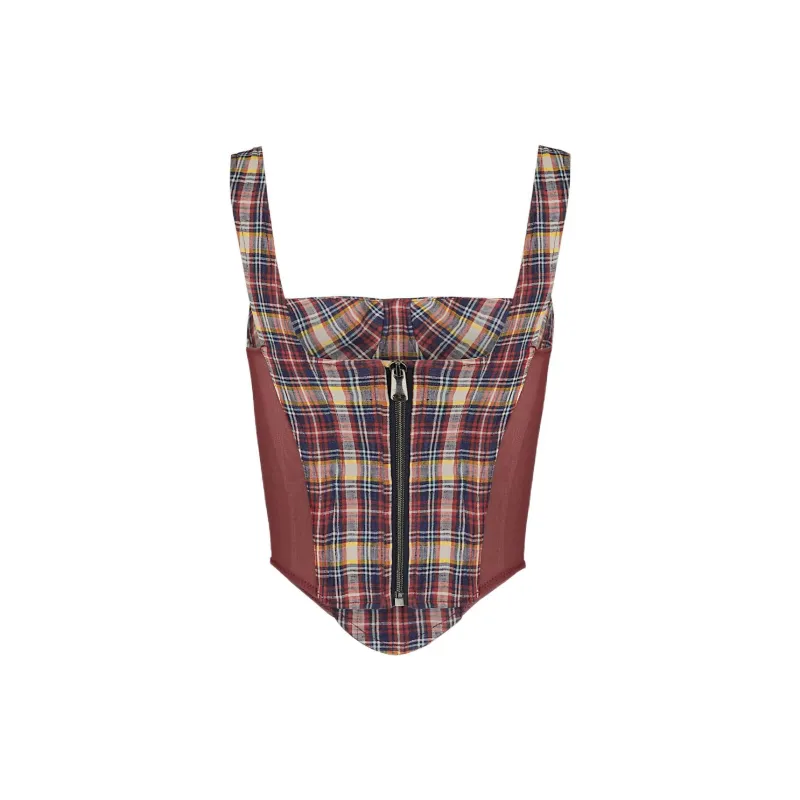 Vivienne Westwood Checked Top-1