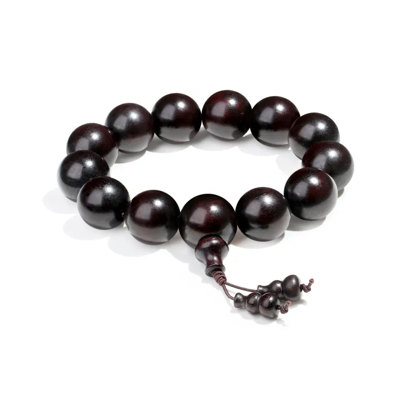 PUTUOSHANWENCHUANG Rosewood Bracelets Unisex-3
