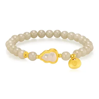 CHINA GOLD Bracelets Green Jade Women's