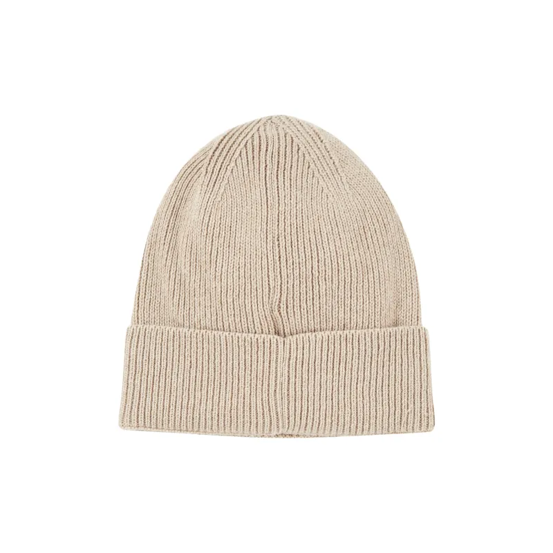 CALVIN KLEIN Nylon Wool Viscose Cashmere Beanies Men's Beige-4