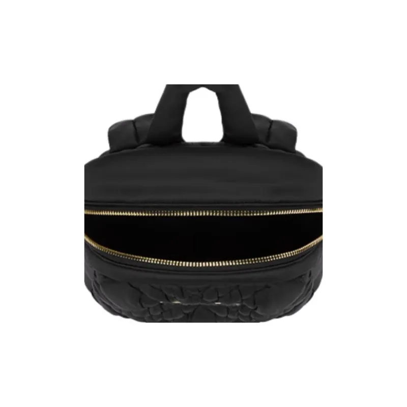 LOVE MOSCHINO Fabric Backpack Medium Size Women's Black-4