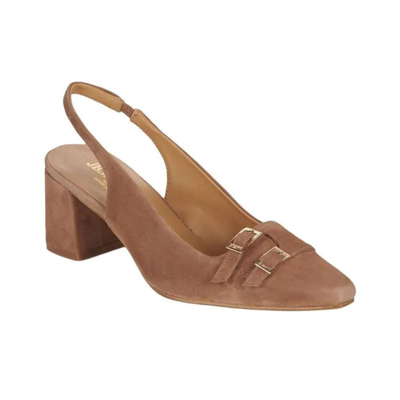 JB MARTIN Venerable Chunky Heel High Heels 6cm Women's Brown-3