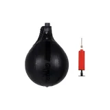 Pear-Shaped Speed Ball in Pure Black[Includes Pump+Needle with Holes]