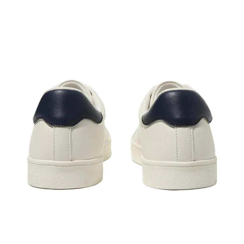 FILA Coat Deluxe V2 Anti Slip Wear Resistant Low Top Skateboard Shoes Unisex White-4
