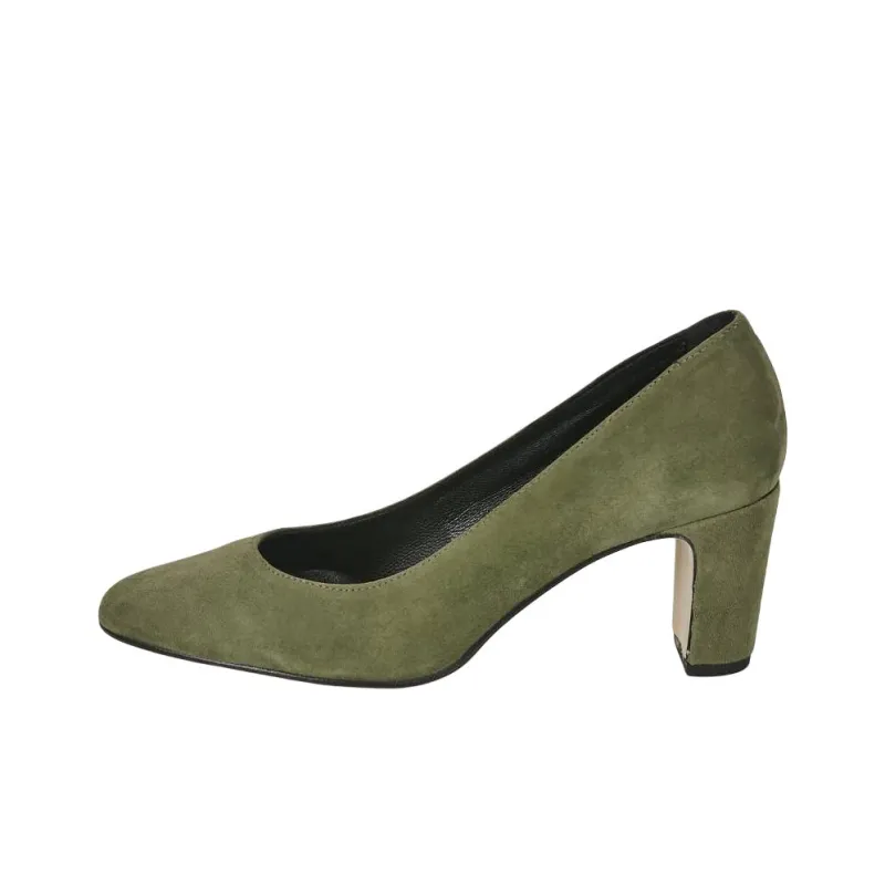 JB MARTIN Veritea Chunky Heel High Heels 7cm Women's Green-0