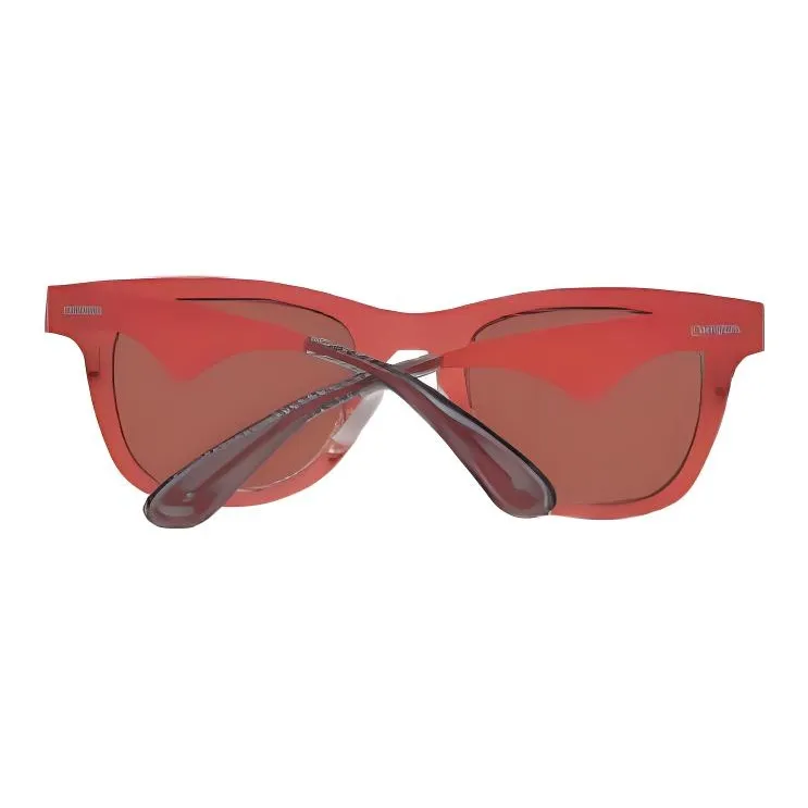 CARRERA Metal Rectangular Sunglasses Unisex Red-2