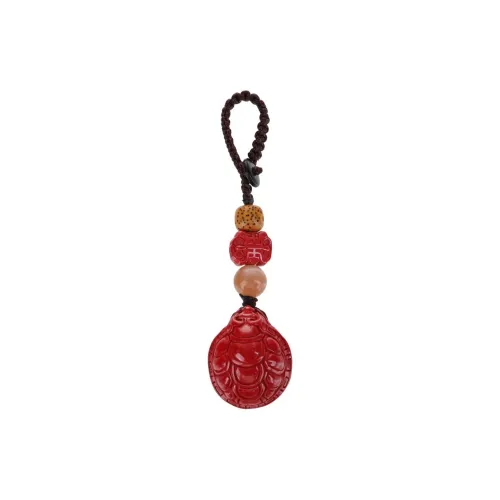 YANXIANGYUAN Cinnabar Carved Jade Ornaments Unisex