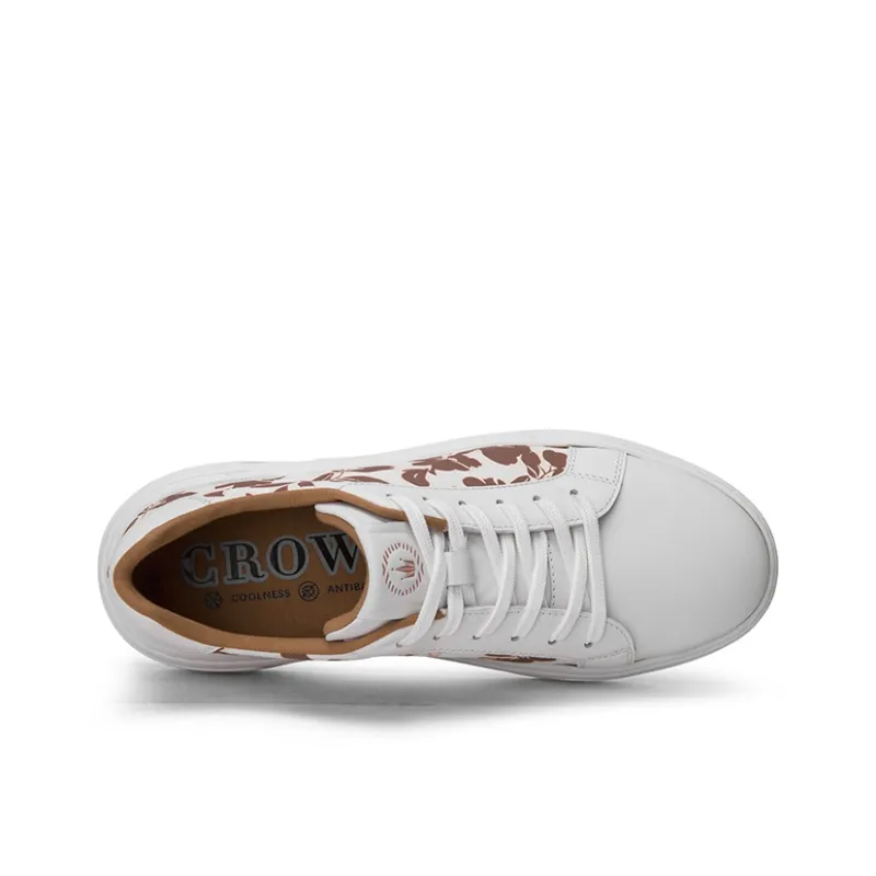CROWN Slip Resistant Cushioning Height Increasing Low Top Skateboard Shoes Men's-2