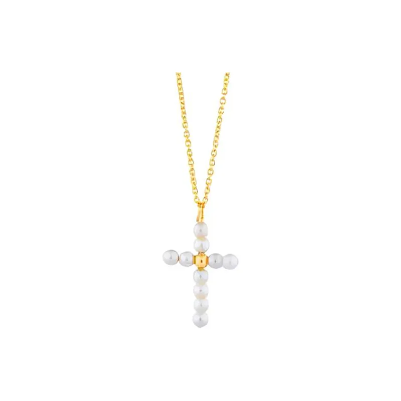 Radiant Stainless Steel 24K Gold Plated Necklaces Women's Gold-1