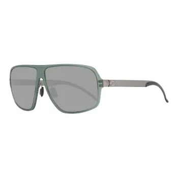 Mercedes-Benz Metal Irregular Shape Sunglasses Men's Green