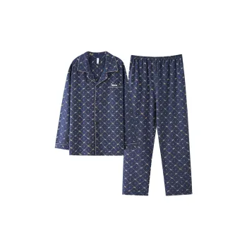 Pretty Lady Pajama Set Men's Royal Blue
