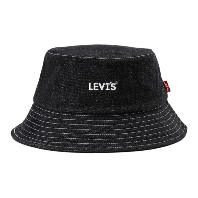 Levi's Cotton Bucket Hats Men's Black-0
