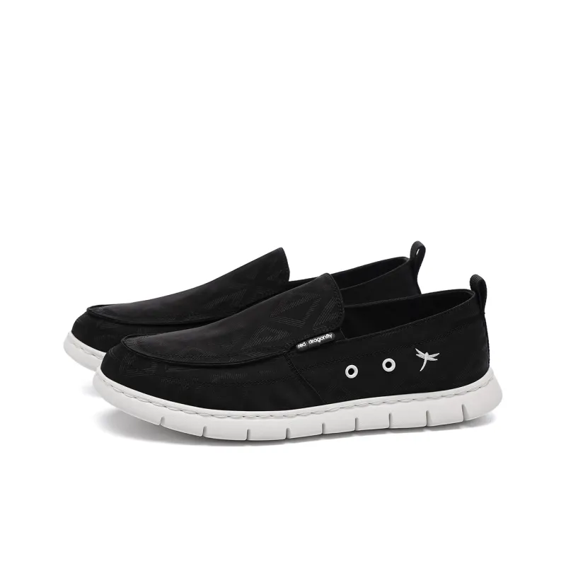 RED DRAGONFLY Casual Fabric Shoes Low Top Slip on Slip on Shoes Lightweight Slip on Shoes-2