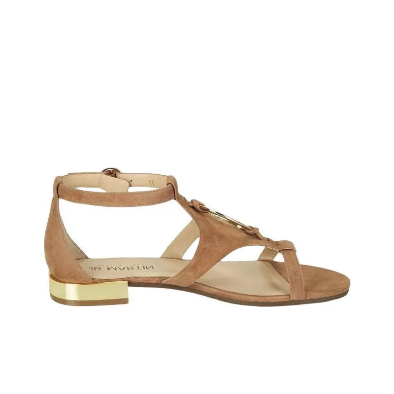 JB MARTIN Boccia Strap Sandals Women's Brown-1
