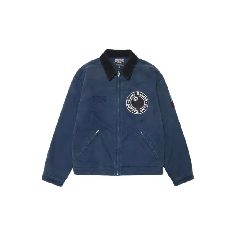 Denim Tears X Stussy Never Renege Canvas Work Jacket-1