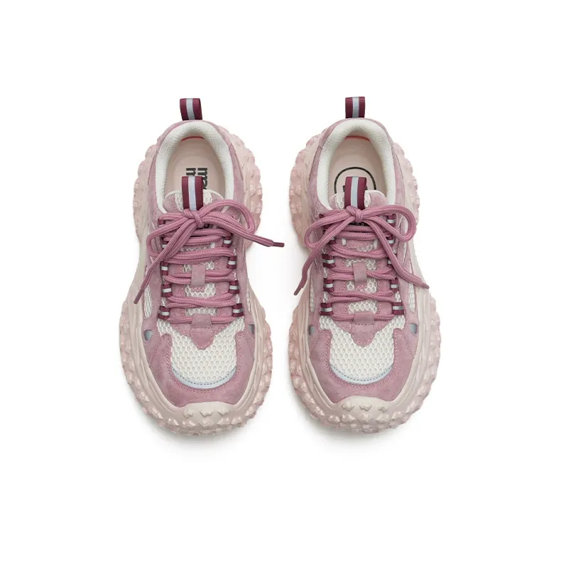MASOOMAKE Breathable Lightweight Height Increasing Low Top Chunky Sneakers Women's-10