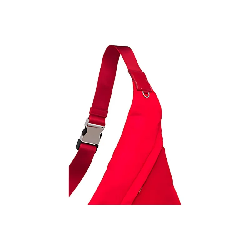 PRADA Recycled Nylon With Patchwork Leather Shoulder Bags Sling Bags Men's Red-3