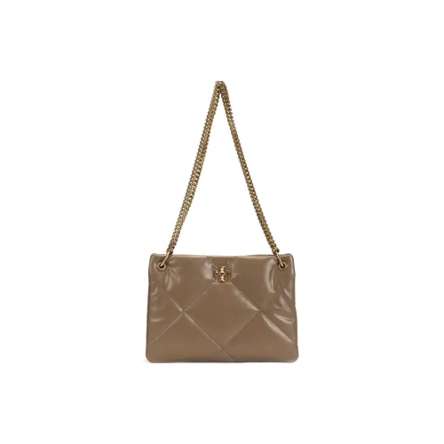 TORY BURCH Leather Portable Crossbody Bag, Shoulder Bag Small Size Women's Brown