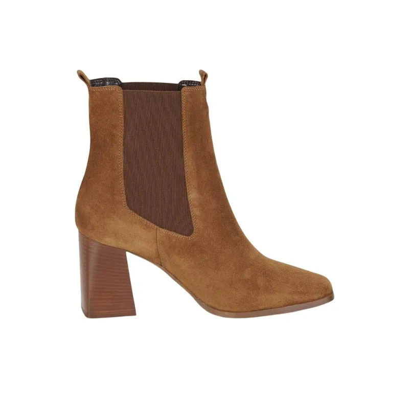 JB MARTIN Palma Short Chelsea Boots 8cm Women's Brown-1