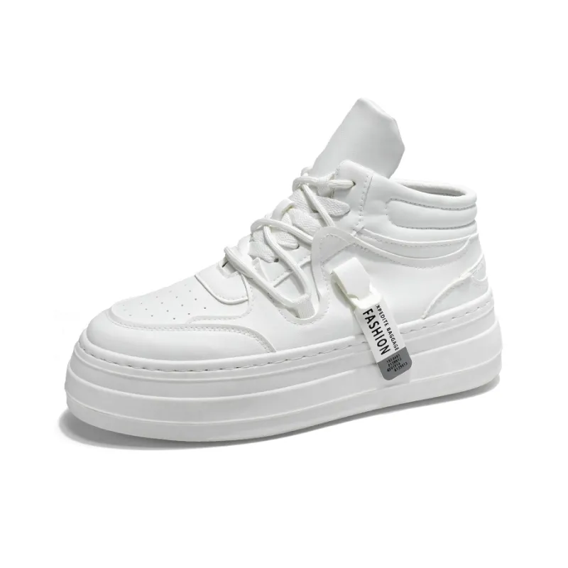 Turns By Turns Slip Resistant Waterproof Abrasion Resistant High Top Skateboard Shoes Men's-6