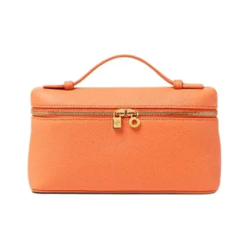 Loro Piana Cow Leather Shoulder Bag, Crossbody Bag, Handbag Women's Carrot