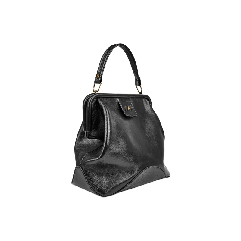 Vivienne Westwood Leather Handbag Women's Black-2