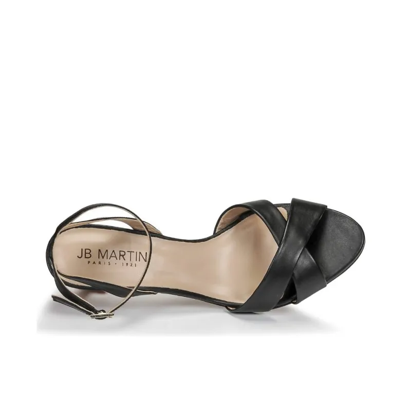 JB MARTIN Poetie Strap Sandals Women's Black-5