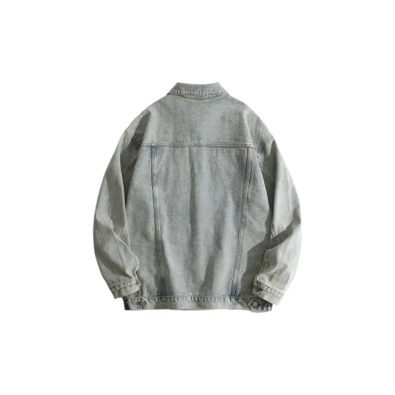TESTUNG Denim Jacket Unisex Yellow Mud-1