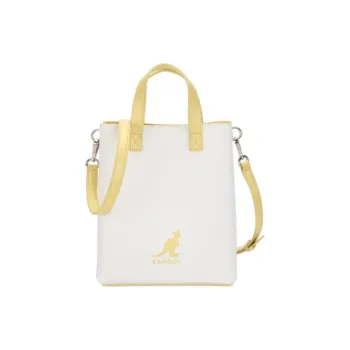 KANGOL Canvas Tote Bag Shopping Bag Canvas Bag Handbags Mini Women's Yellow