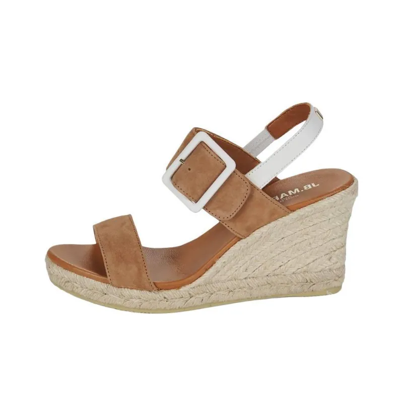 JB MARTIN 1irina Strap Sandals 9cm Women's Brown-0